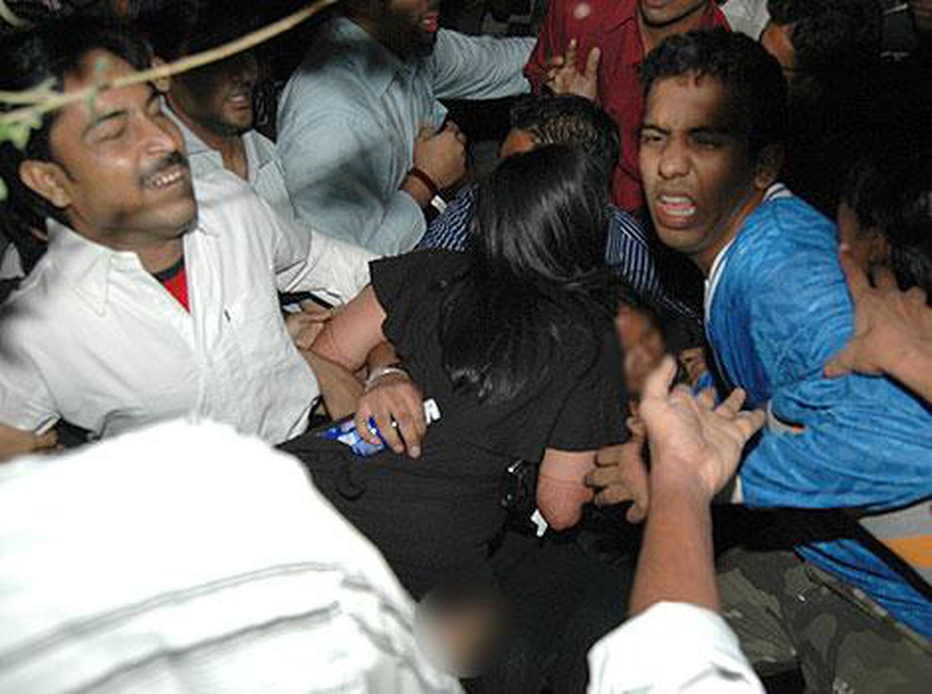 Indian groping public