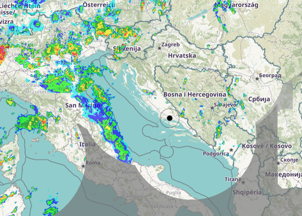 Pogledajte Veliko Nevrijeme Koje Ide Prema Hrvatskoj Sata