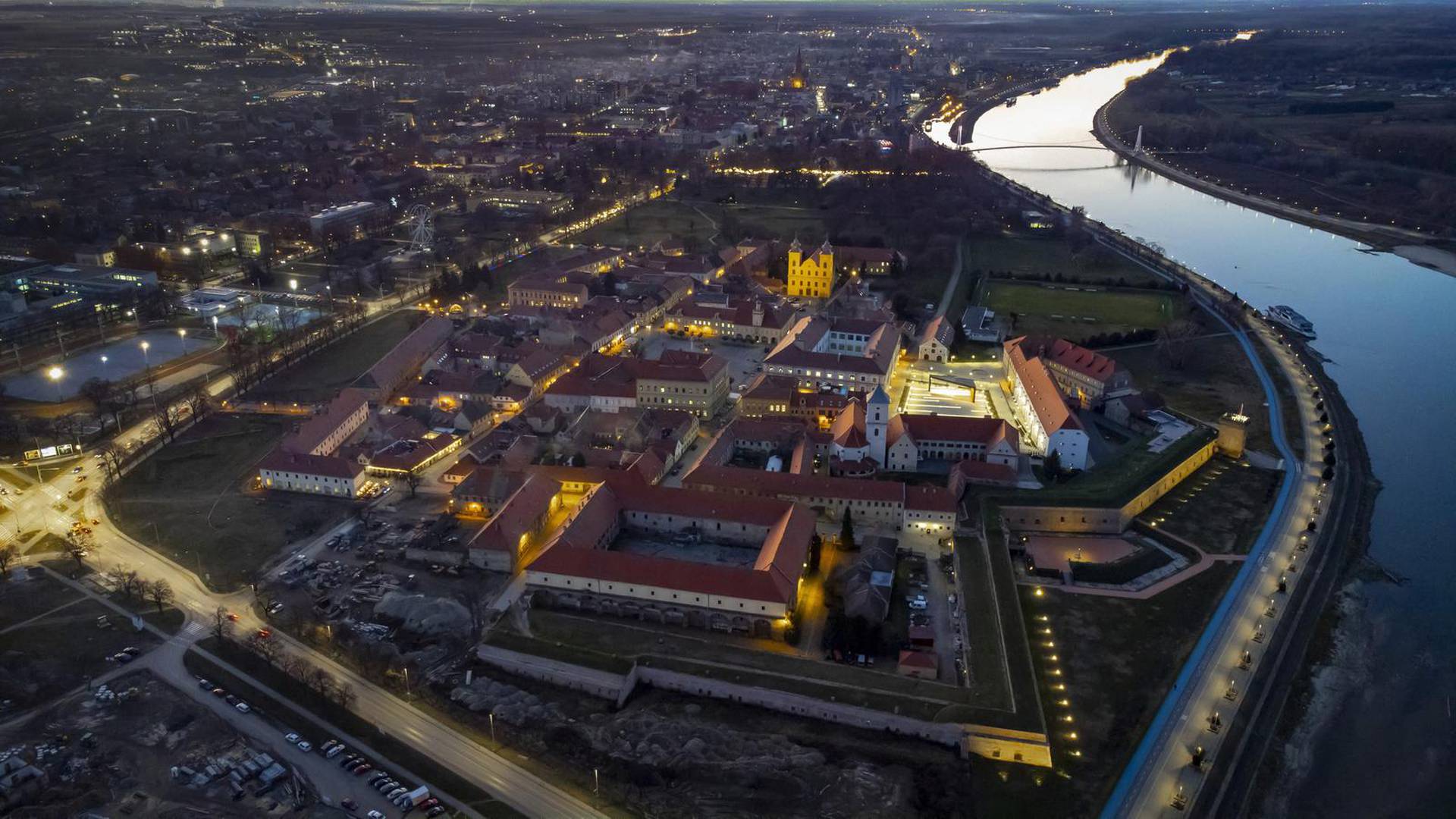 Foto Galerija Pogled Iz Zraka Na Grad Osijek Ostavlja Bez Daha Sata