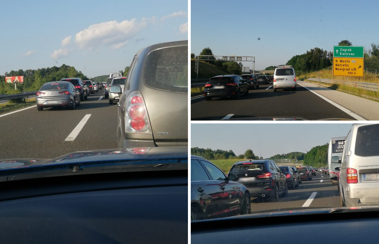 Foto Gu Va Na Autocesti Prema Zagrebu Pomi Emo Se Malo Po Malo Ovako