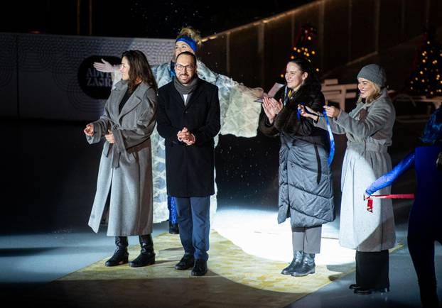 Zagreb: Gradonačelnik Tomašević otvorio Ledeni park na Tomislavcu