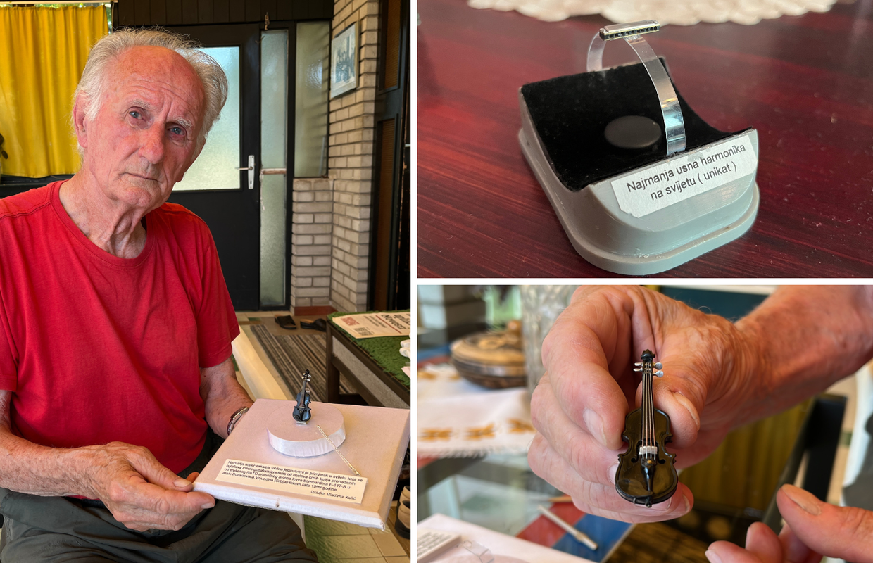 Inovator iz Borova: Od srušenog aviona napravio je minijaturnu violinu vrijednu milijun eura