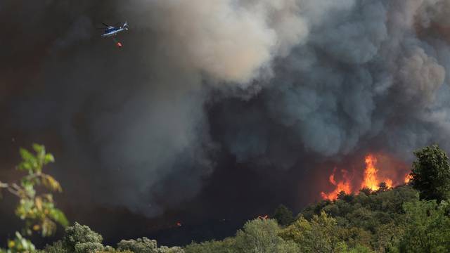 FILE PHOTO: Wildfires in Italy