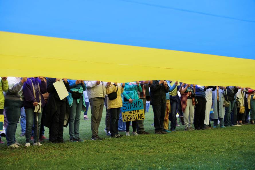 U.S. President Trump meets with Russian President Putin in Alaska