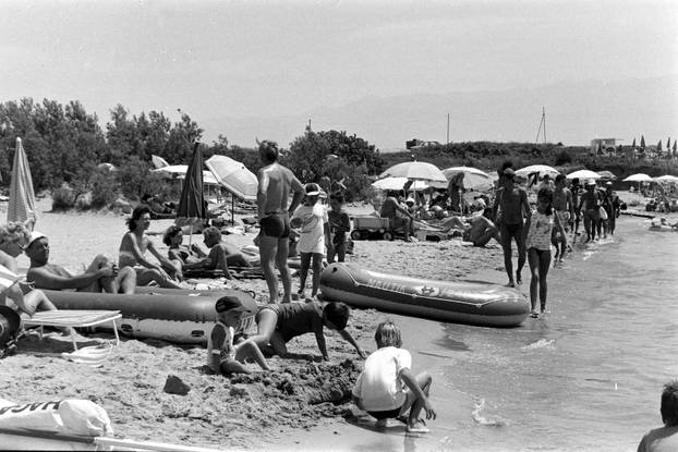 Ljeto na otoku Rabu, srpanj 1990.