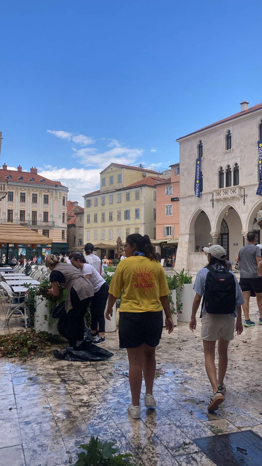 FOTO UŽASA Oluja  je poharala Split: 'Ovo je kao armagedon!'