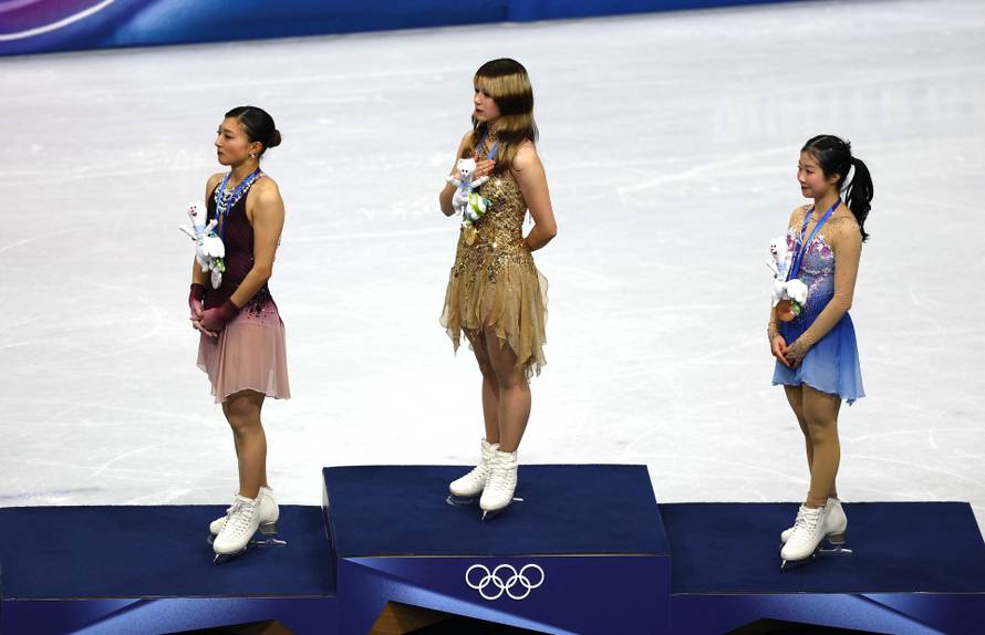 Figure Skating - Women Single Skating - Victory Ceremony