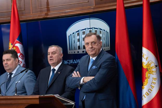 Predsjednik Republike Srpske Milorad Dodik održao je u Banja Luci konferenciju za medije 