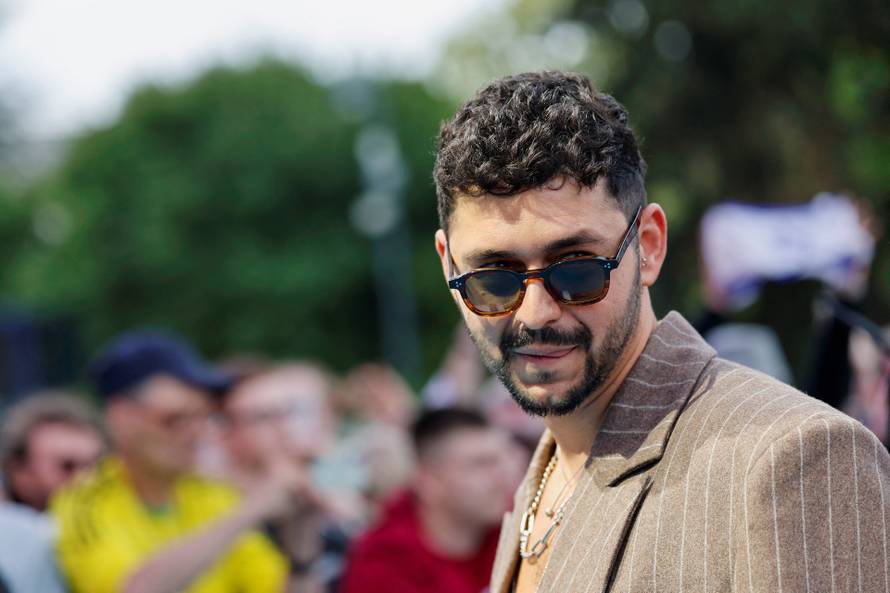 Eurovision Song Contest's 'Turquoise Carpet' event in Vienna