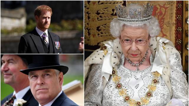 Kraljica priprema nove kazne za Harryja i Andrewa, stariji princ je nestao s društvenih mreža