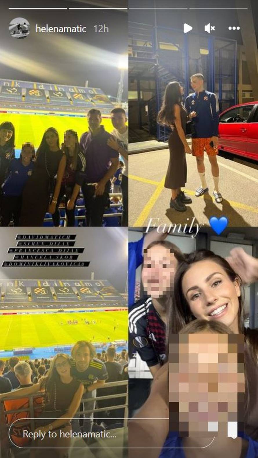 Livakovićeva Helena strastveno navijala na tribinama, a nakon pobjede dotrčala mu u zagrljaj