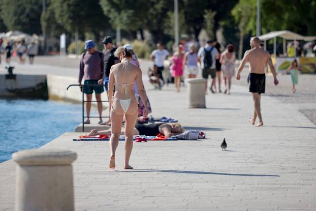 Zadar: Kupanje na rivi