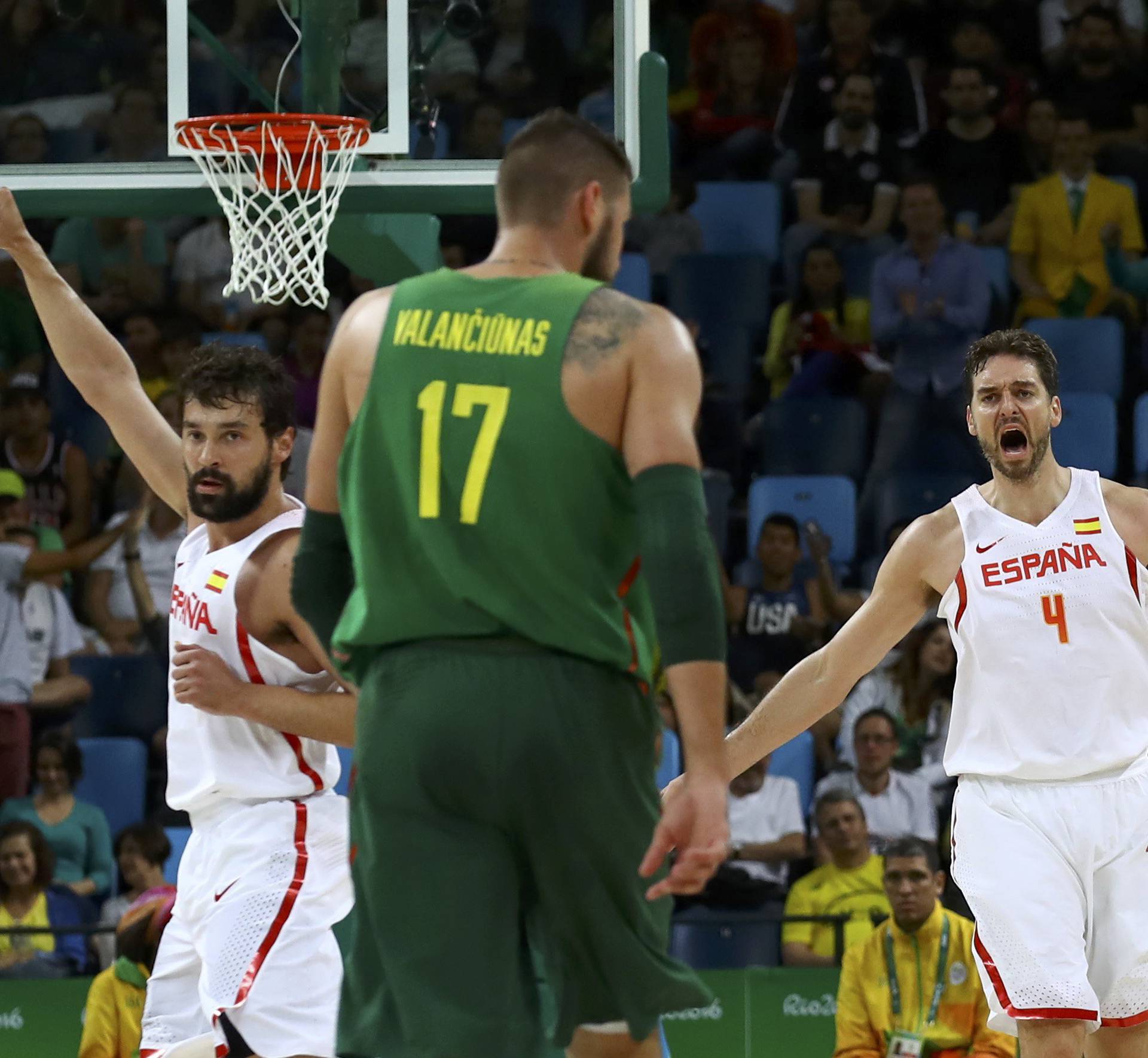 Basketball - Men's Preliminary Round Group B Spain v Lithuania