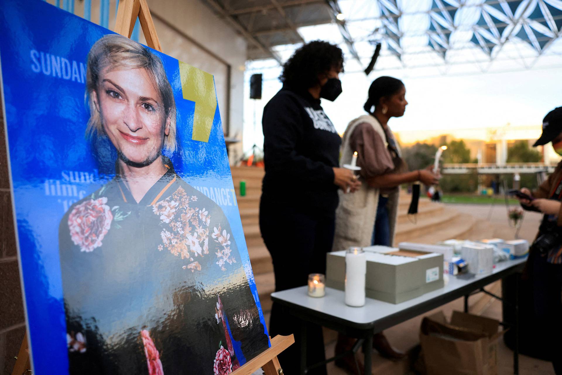 FILE PHOTO: Vigil for cinematographer Halyna Hutchins in Albuquerque