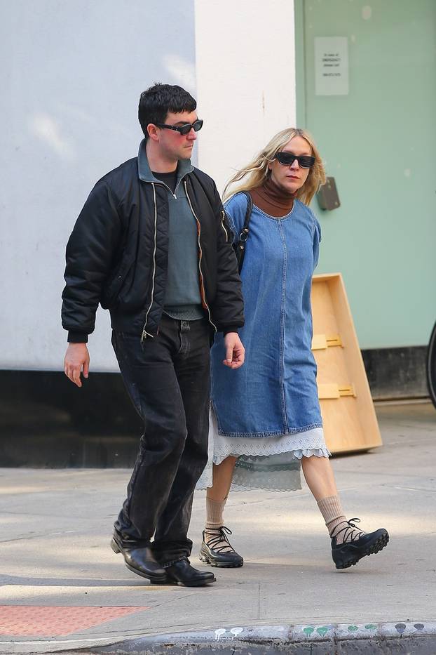 *EXCLUSIVE* Chloë Sevigny and Siniša Mačković enjoy a hand-in-hand stroll in NYC