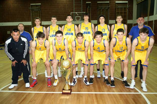 Zagreb: Dominik Mavra, Dario Šari? i Mario Hezonja, juniori KK Zagreb CO