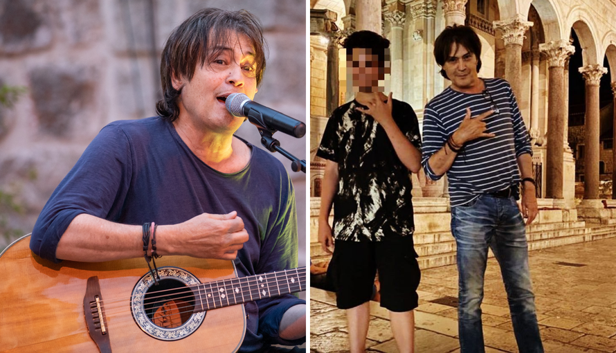 Vlado Kalember sa sinom ljetuje u Splitu: 'Rock&roll sin i tata'