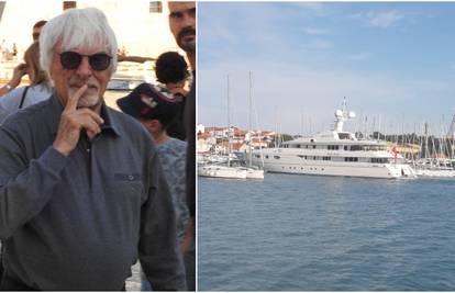 Turneja Jadranom: Skupocjena jahta Bernieja Ecclestonea sad je u Trogiru, a njemu ni traga...
