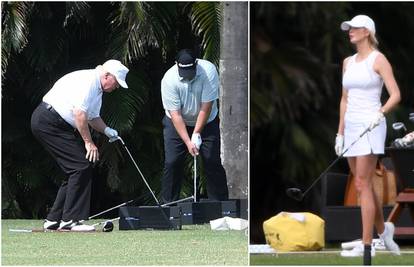Penzionerski dani Trumpovih na Floridi: Donald konstantno igra golf, a pridružila mu se i Ivanka