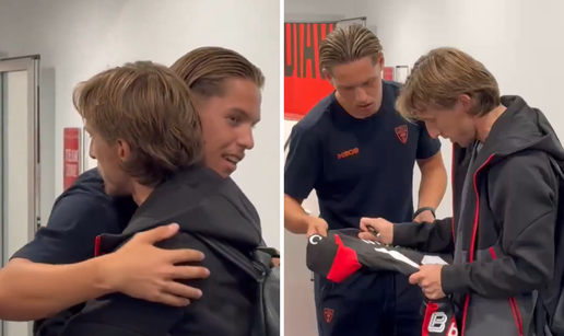 VIDEO Vječna uspomena za Niku Kovača. Luka Modrić mu je nakon utakmice poklonio dres