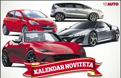 Kalendar otkriva novitetete i sve tajne automobilske 2015. 