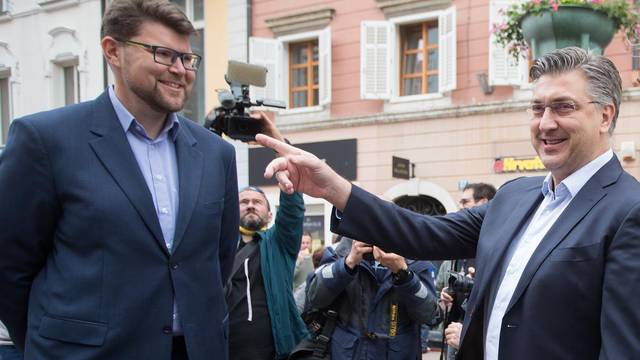 Plenković posjetio Rijeku i kandidate lokalnih izbora