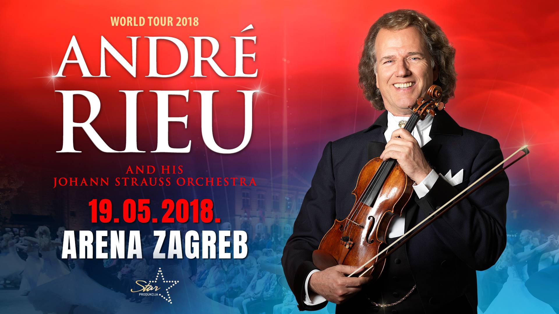 Opet u Hrvatskoj: Andre Rieu najavio je novi nastup u Areni