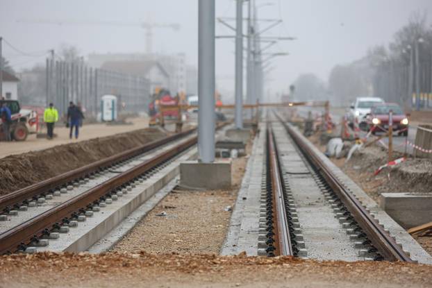 Radovi na Sarajevskoj cesti, proširenje ceste i gradnja nove tramvajske rute