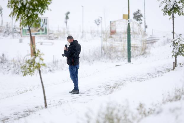 Prvi snijeg na planini Bjelašnici
