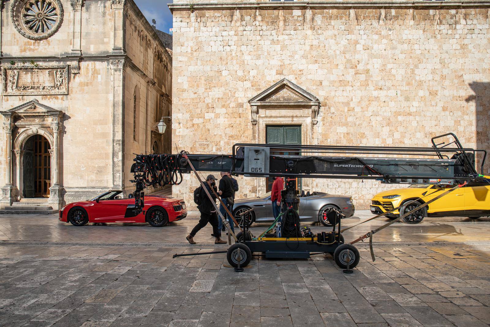 Dubrovnik: Pripreme za snimanje američke serije Jack Ryan na Stradunu