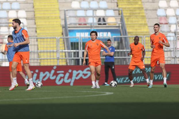 Rijeka: Trening nogometaša Šibenika uo?i finala kupa protiv Hajduka
