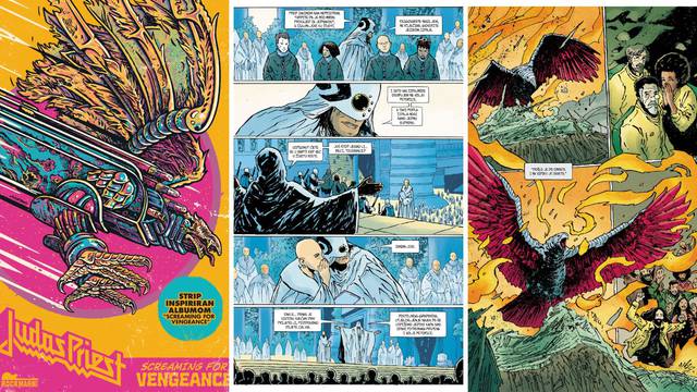 Krš i lom metal legendi Judas Priest u distopijskom kaosu: Za 40. godišnjicu napravili strip