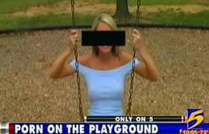 Mlada djevojka snimila pornić na dječjem igralištu