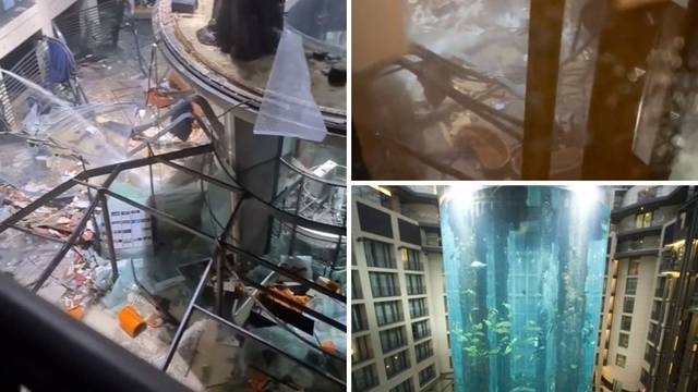 U hotelu u Berlinu eksplodirao akvarij od 16 metara: Dvoje ozlijeđenih, stotine intervencija