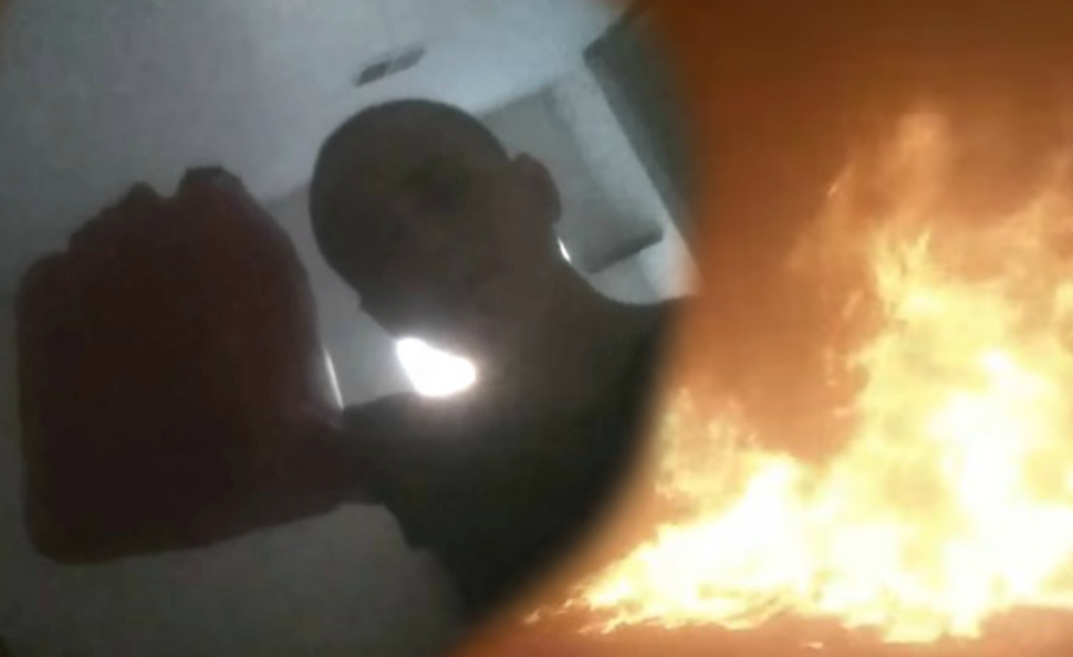 Žena ga ostavila, a on zapalio kuću i sve - snimio mobitelom