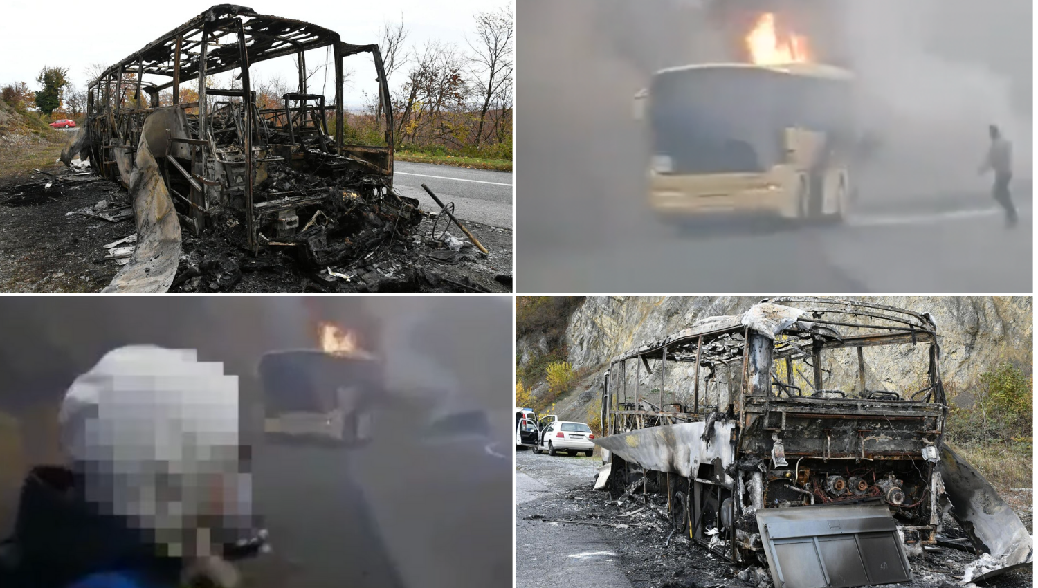 Detalji drame kraj Požege: 'Gle, mama, naš autobus se zapalio'