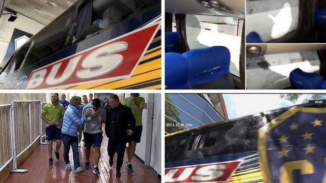 Krvavi Superclasico: Autobus s igračima Boce je kamenovan...