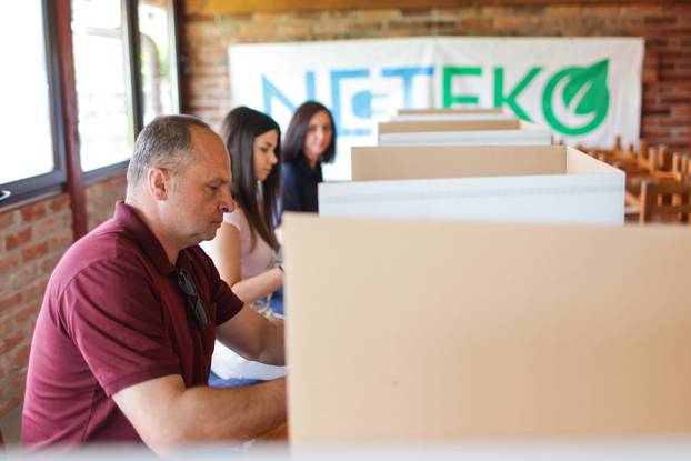 Zabok: Predsjednik SDP-a Siniša Hajdaš Dončić glasovao u drugom krugu lokalnih izbora