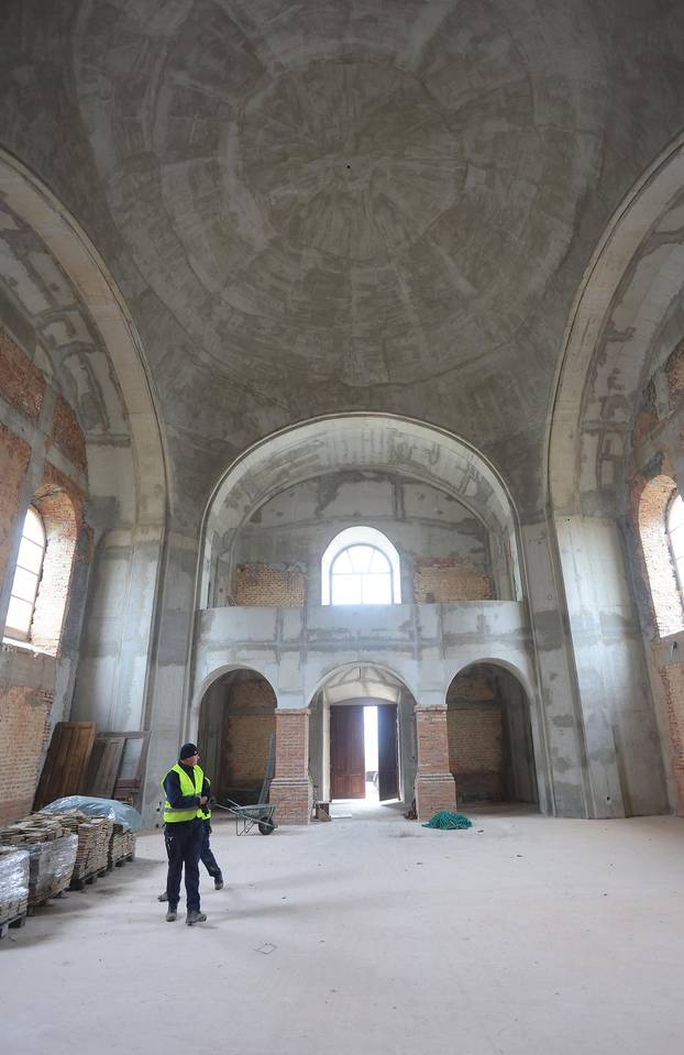 Žažina: Obilazak obnove crkve sv. Nikole i Vida