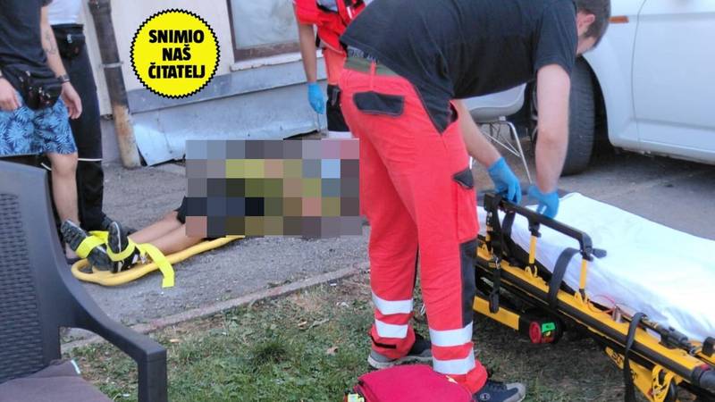 FOTO DRAMA U GOSPIĆU Tenda pala i ozlijedila dvoje ljudi: 'Samo sam jauknuo od boli'