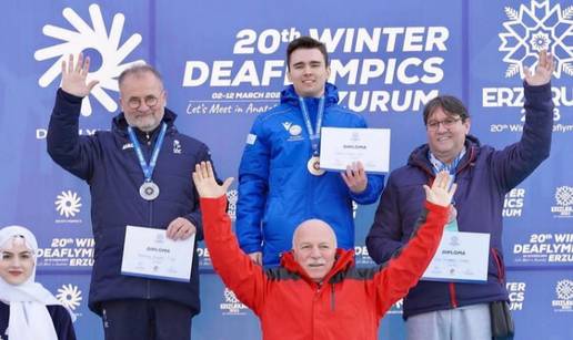 Bravo, Bogdane: Hrvatskoj prva medalja u povijesti na Zimskim olimpijskim igrama gluhih!