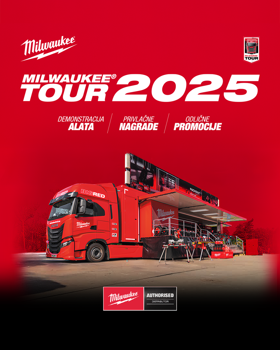 Milwaukee® Tour 2025 stiže u Hrvatsku