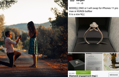 Pukla ljubav: Zaručnički prsten želi zamijeniti za iPhone ili odbojnik za automobil
