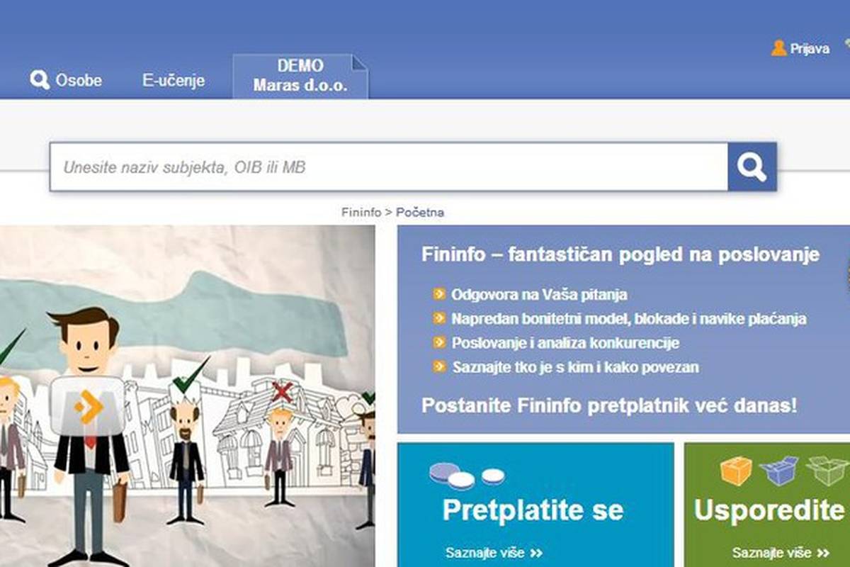 Želite znati sve o svojim poslovnim partnerima? Doznajte uz FinInfo!