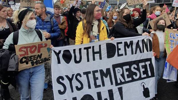 Protesti mladih cop26