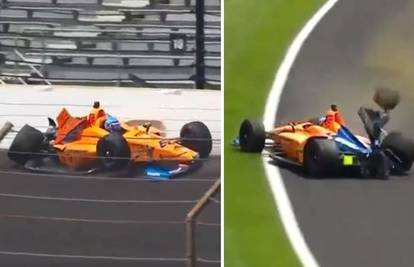 Stravično! Alonso se zabio u zid, a onda se svima ispričavao