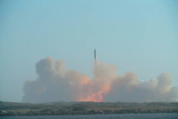 SpaceX's rocket launch near Brownsville, Texas