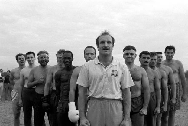 Zagreb: Vjekoslav Šafranić, osnivač prve zaštitarske tvrtke u Hrvatskoj, rujan 1990.