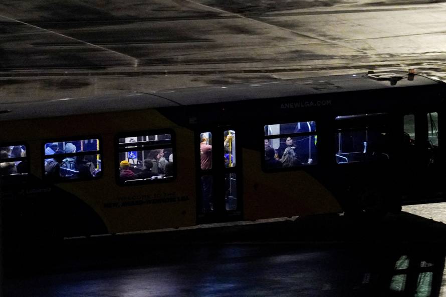 Air Canada Express jet collides with a ground vehicle at LaGuardia airport