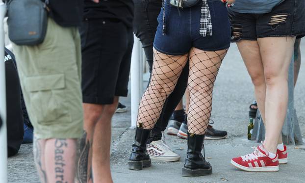 Zagreb: Atmosfera oko Arene uoci koncerta Marilyna Manson.